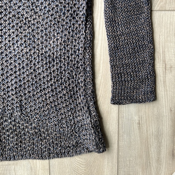 Helmet Lang Linen blue and tan sweater size small - Picture 3 of 5